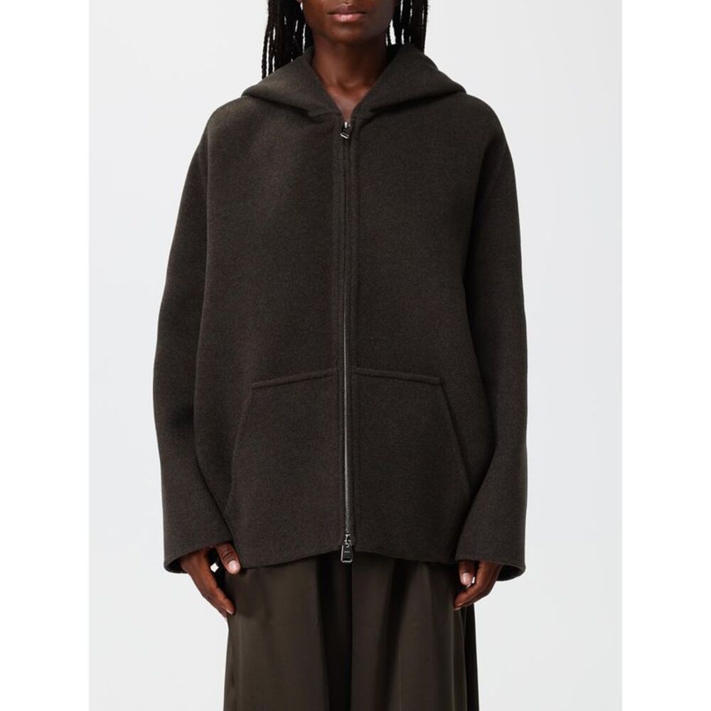 Khaite Women Khaite Short Wool Hooded Coat With Relaxed Fit